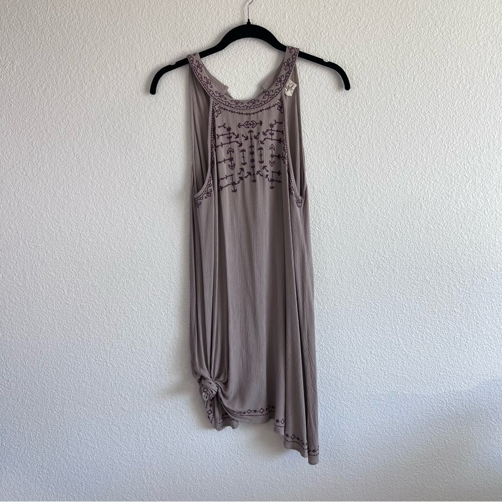 Women’s Boutique‎ Sleeveless Side Knot Tunic Tank